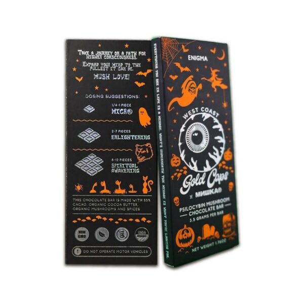 West Coast Gold Caps Chocolate Bar – Enigma